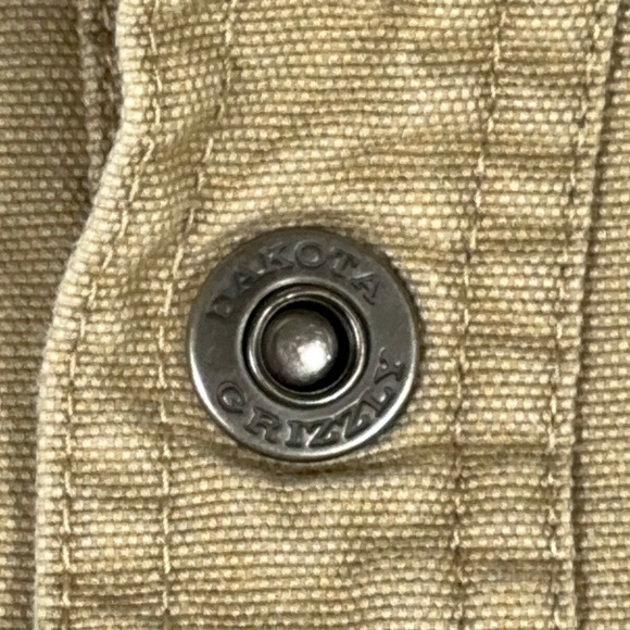 Dakota Grizzly Shirt Adult EXTRA LARGE Brown Lined Shacket Canvas Workwear Barn - Picture 5 of 10